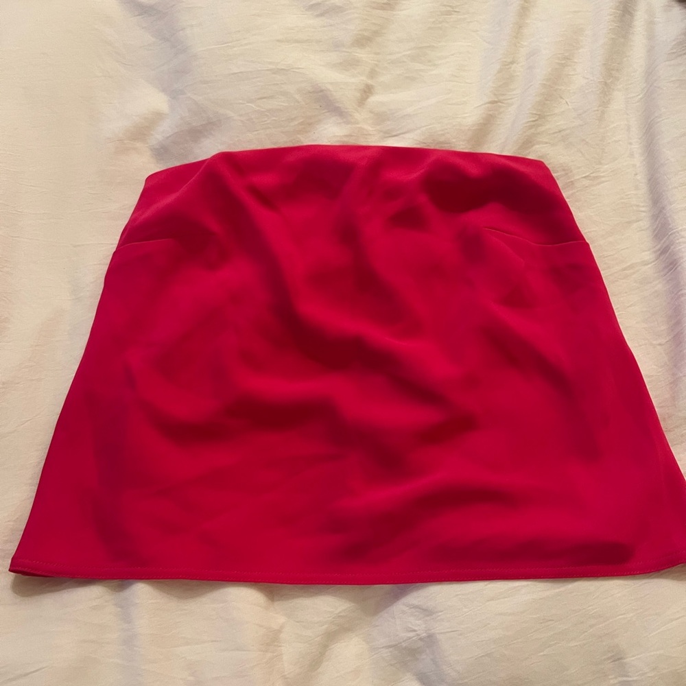 Pink Strapless Aritzia Top